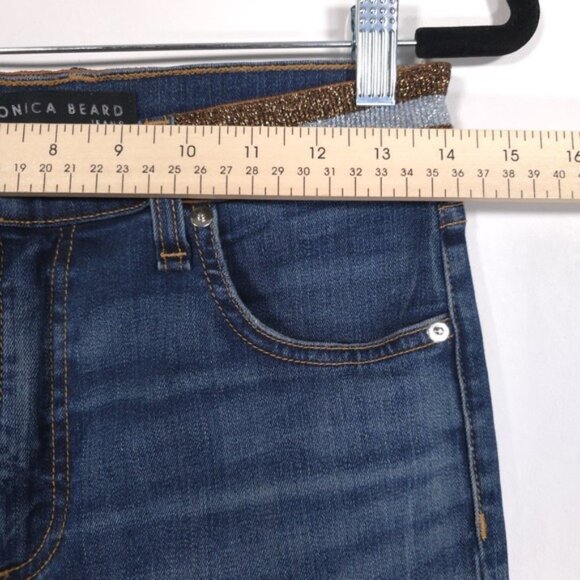 VERONICA BEARD Women's Kate High‎ Rise Size 28/6 Nantucket Jeans USA MADE - Picture 5 of 13